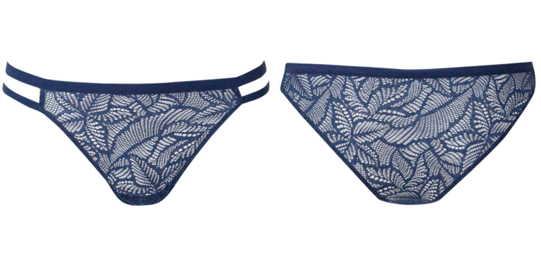 BOTT Lingerie - Culotte La First - Bleu Night – XL
