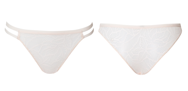 BOTT Lingerie - Culotte La First - Blanc Rosé – XL
