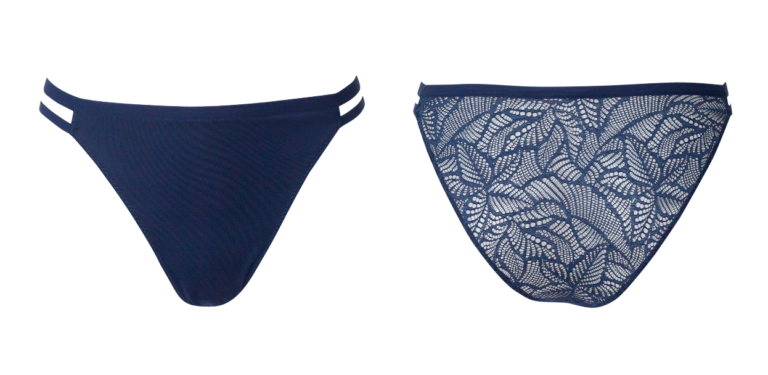 BOTT Lingerie - Culotte taille haute La First  - Bleu Night – XL
