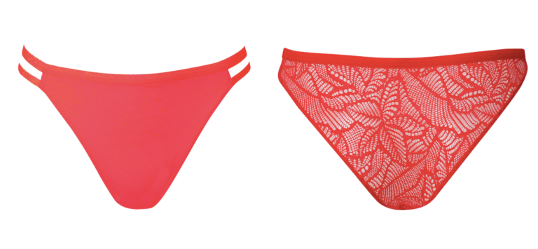 BOTT Lingerie - Culotte taille haute La First  - Rouge Hot – XL