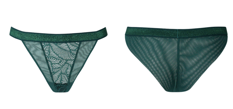 BOTT Lingerie - Culotte La Teuf - Vert Midnight – XL