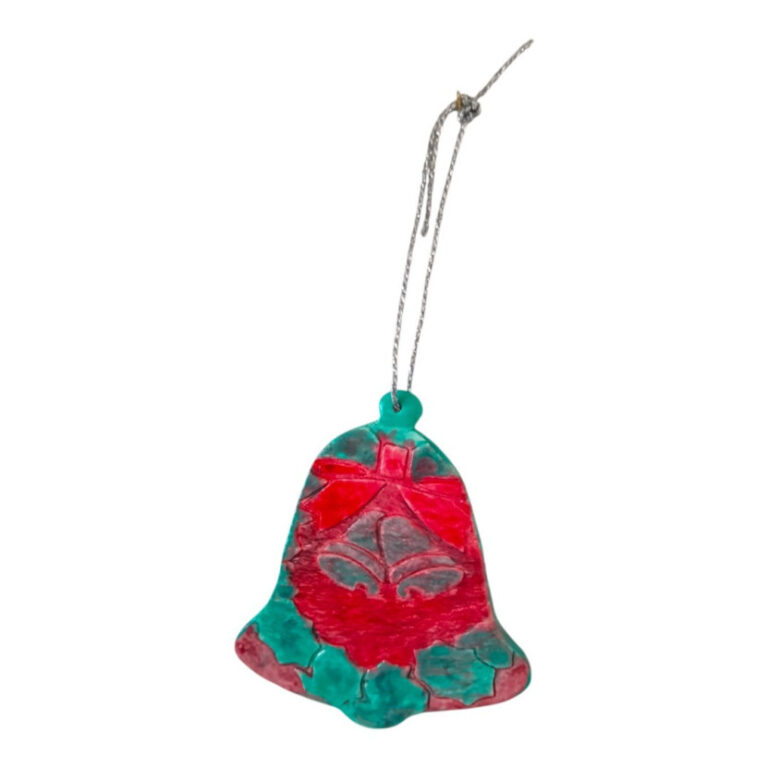 L’Atelier de Patricia - Décoration de Noël argile – Vert et rouge