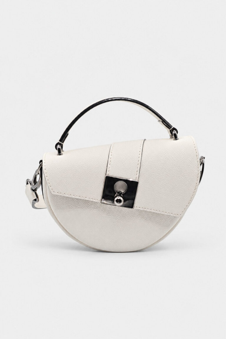 demi lune blanc packshot Nodie's - Côme - blanc grainé