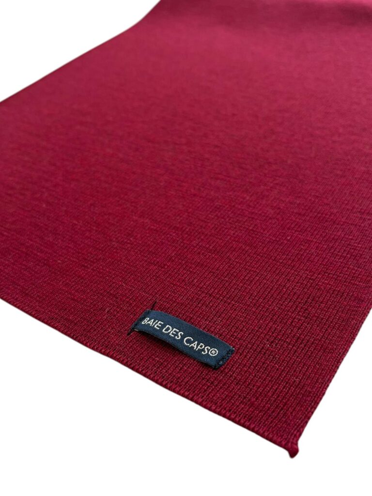 Baie des Caps - Echarpe "Ebihens" en 100% laine mérinos – Rouge