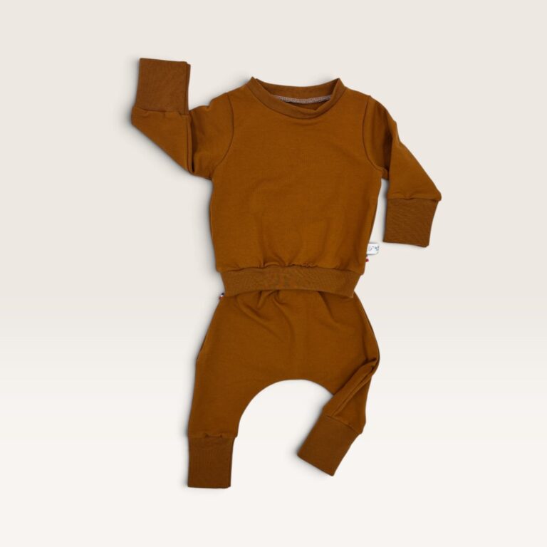les Mômes des Dômes - Sarouel évolutif Caramel – 2 - 5 ans / Sarouel + bonnet