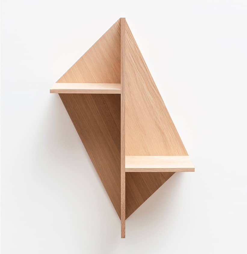 etagere design bois massif losange kim Drugeot.com - Étagère KIM – vert-sauge
