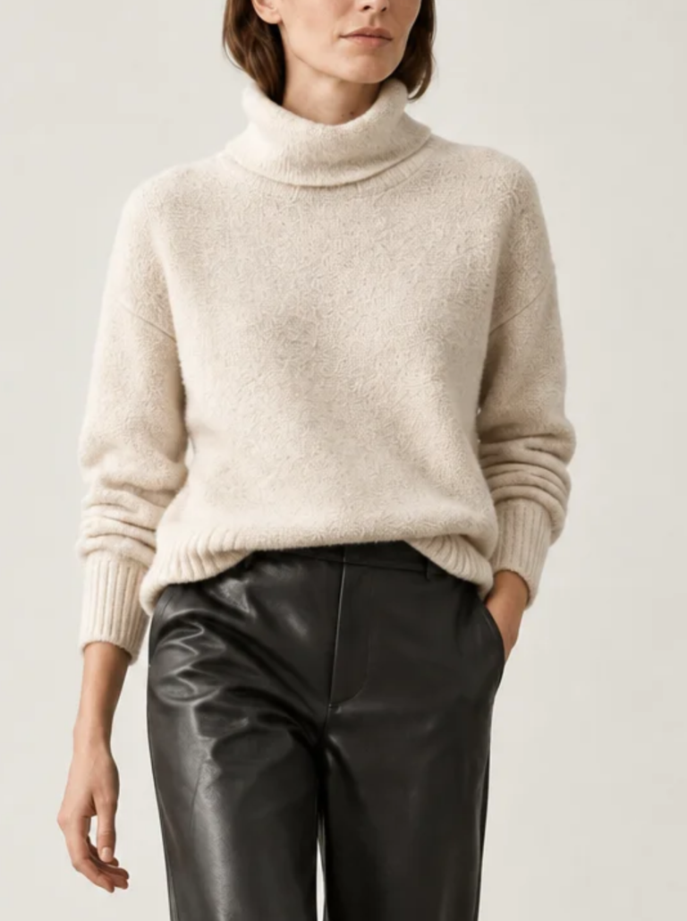 PIPOLAKI - Pull Powder - Femme – Ecru / L