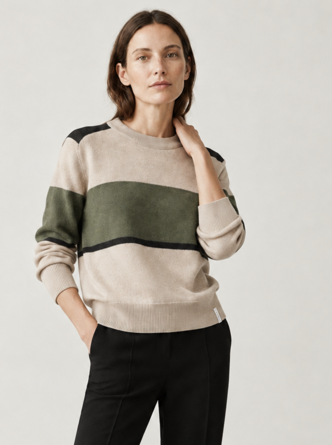 fichesproduit 34 PIPOLAKI - Pull Altitude - Femme – Beige / L