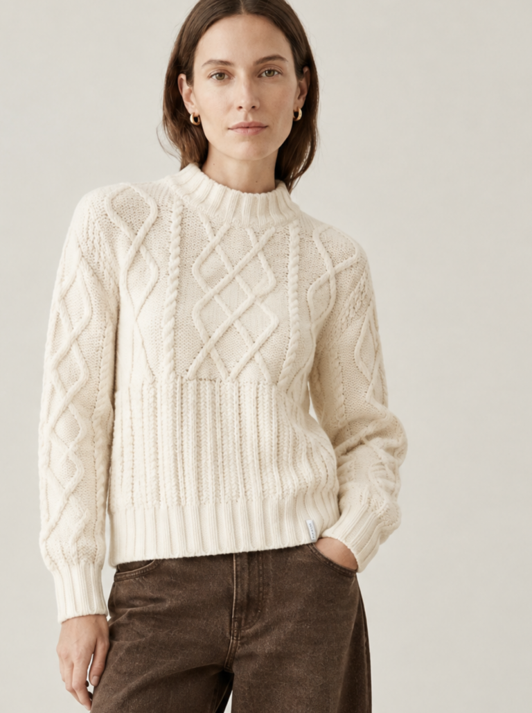 PIPOLAKI - Pull PIPOLAKI - Femme – Blanc / L