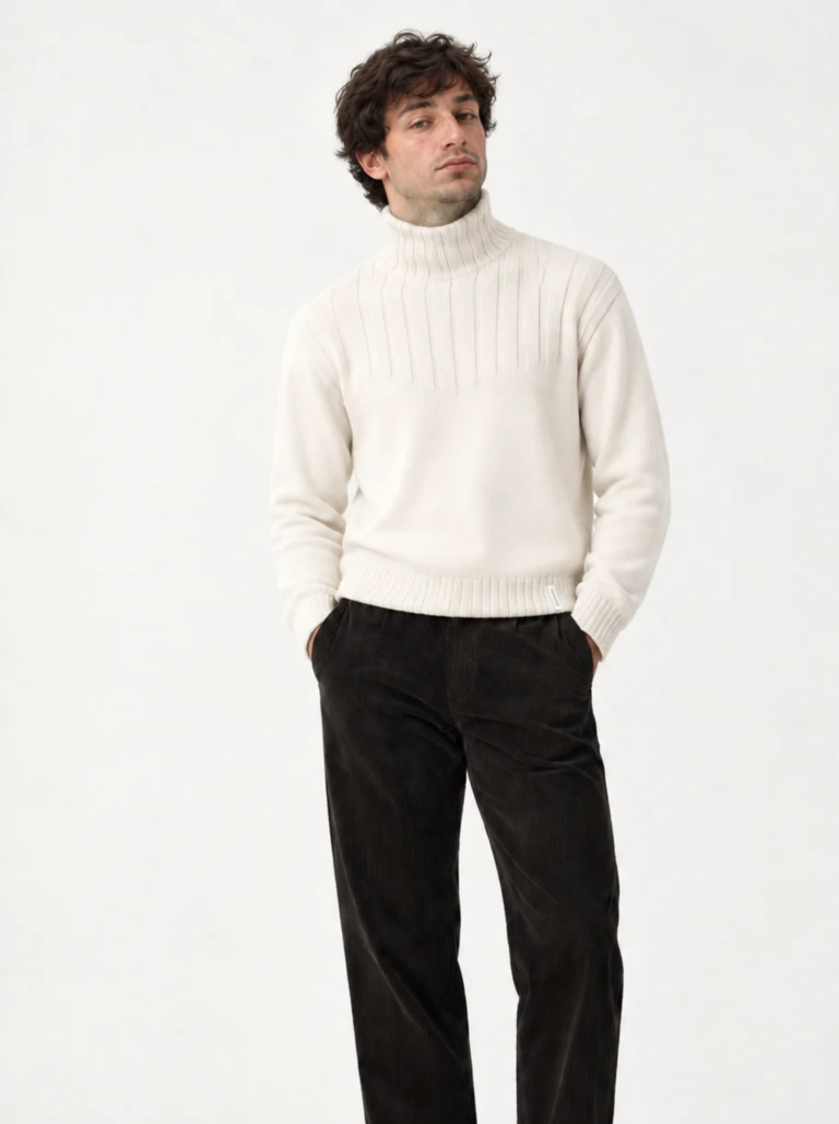 PIPOLAKI - Pull Serac - Homme – Ecru / XL