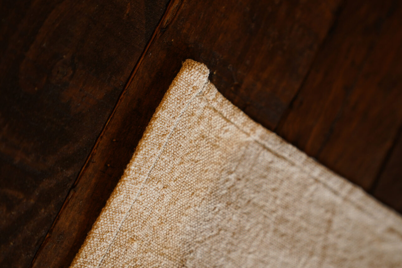 file 104 L'Effet Clochette - Torchons anciens fibres naturelles