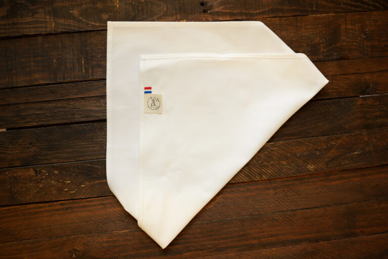 by l'Effet Clochette - Serviettes artisanales pur coton ou lin ancien 100% revalorisé