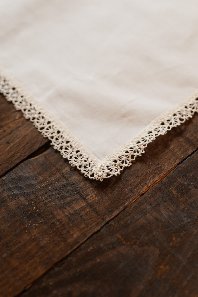 by l'Effet Clochette - Serviettes artisanales pur coton ou lin ancien 100% revalorisé