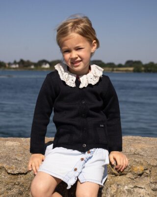 Gilet « Bornéo » fille par la marque Baie des Caps Baie des Caps - Gilet « Bornéo » fille