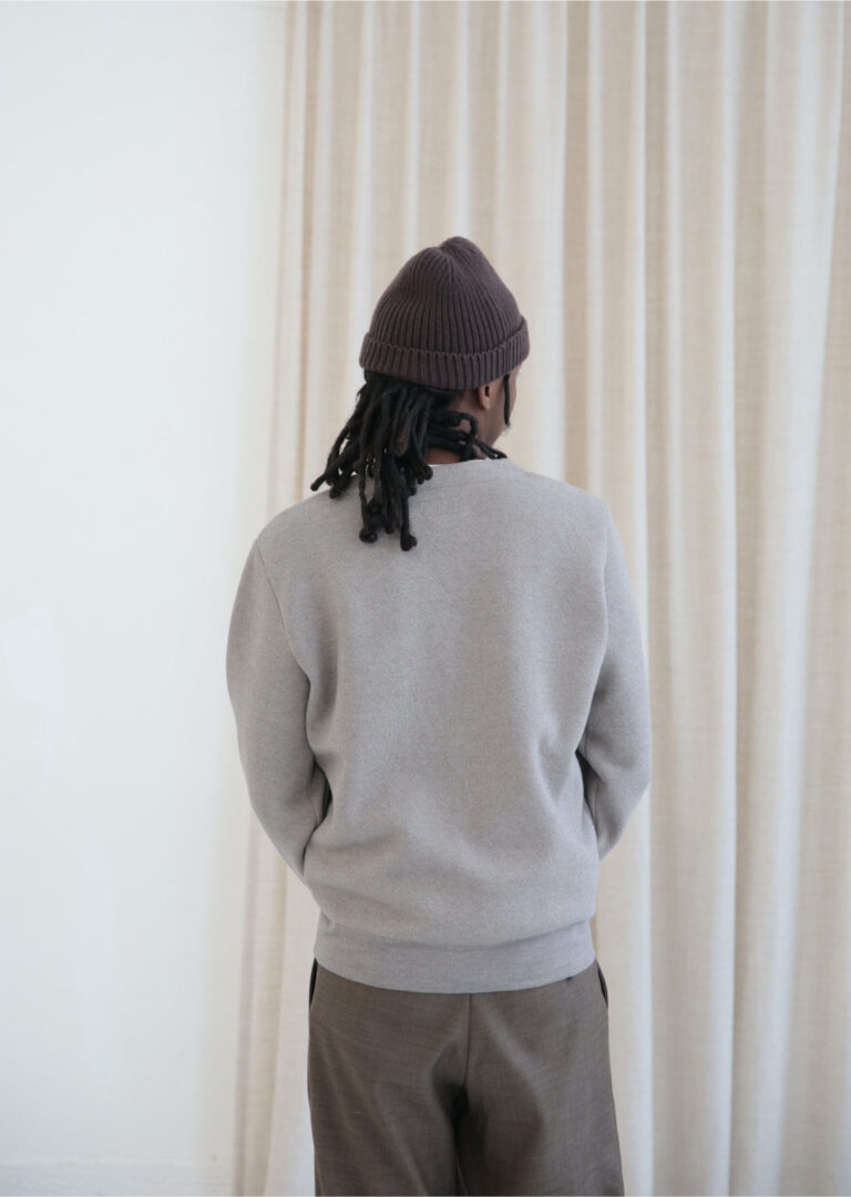 70% Laine Mérinos extrafine 30% Coton Biologique - Cardigan COPA Sand – XL