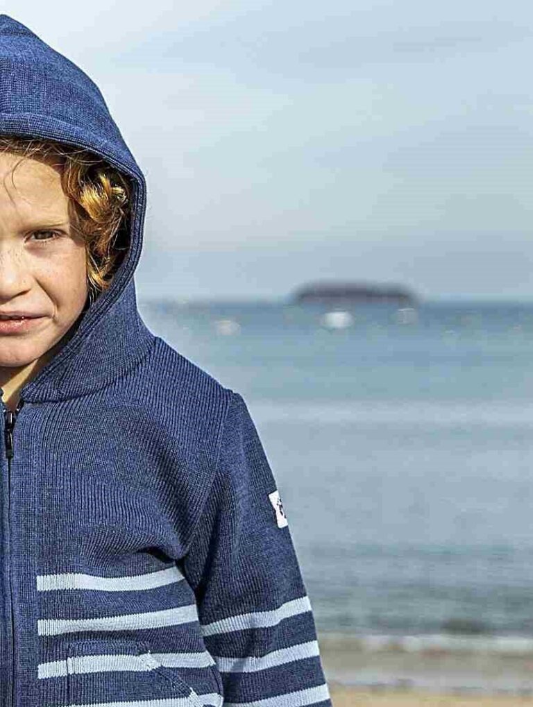 Baie des Caps - Gilet Marin "Gwenn" – Bleu Marine / 4A