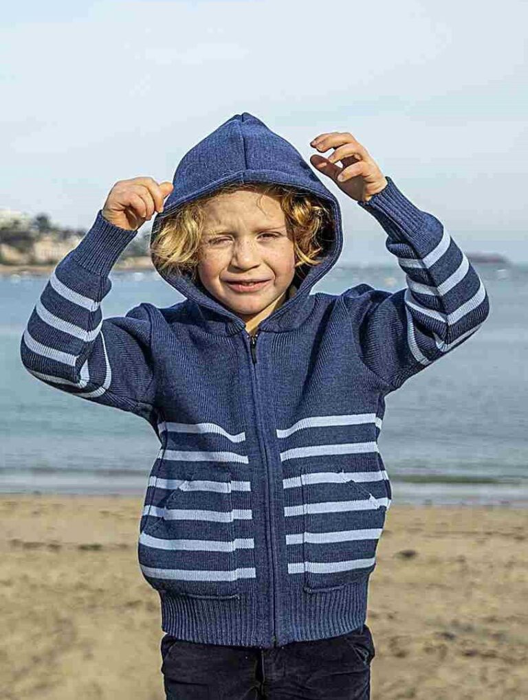 Baie des Caps - Gilet Marin "Gwenn" – Bleu Marine / 4A