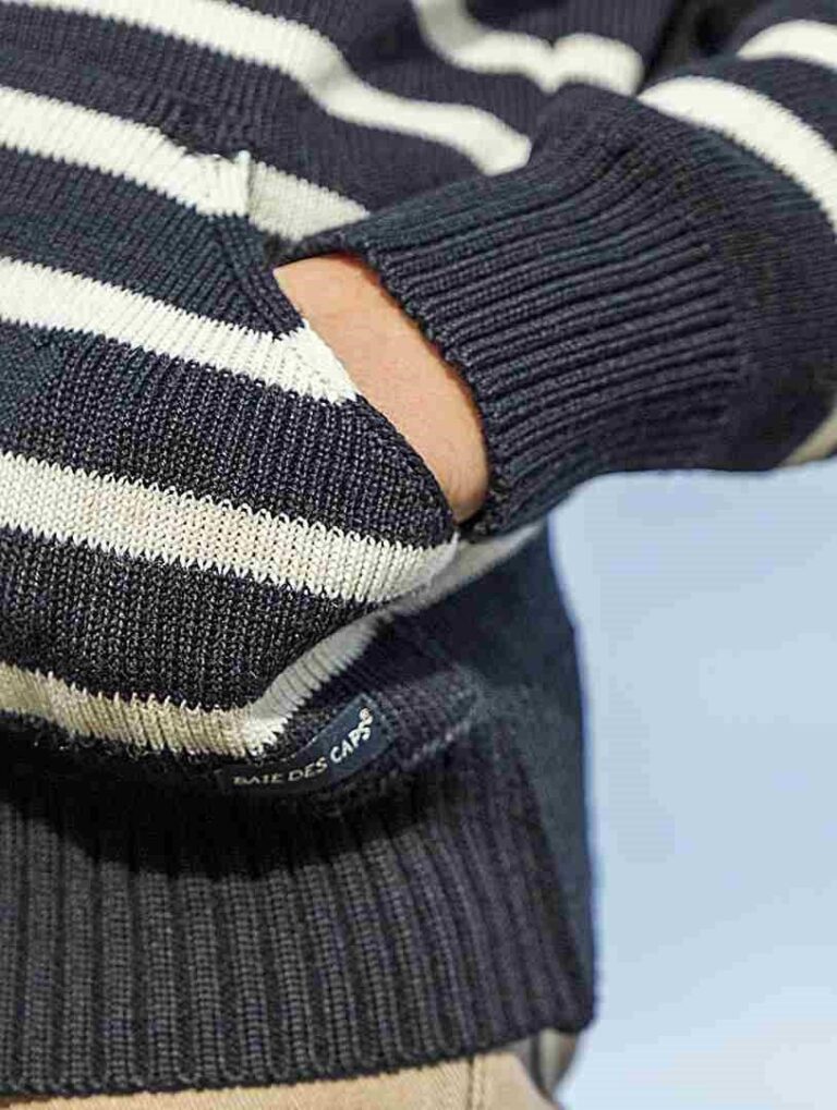 Baie des Caps - Gilet Marin "Gwenn" – Bleu Marine / 4A