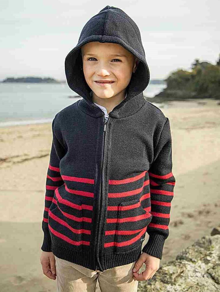 Baie des Caps - Gilet Marin "Gwenn" – Bleu Marine / 4A