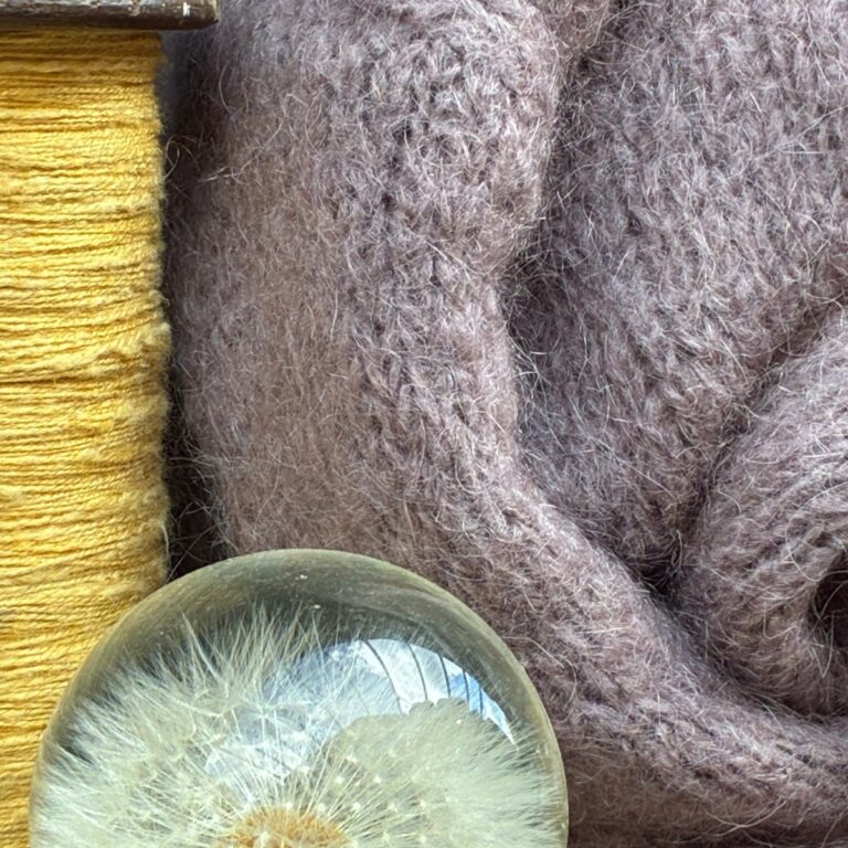 Quintessence - Gilet zippé à capuche Tulia — mohair moka – Taille unique