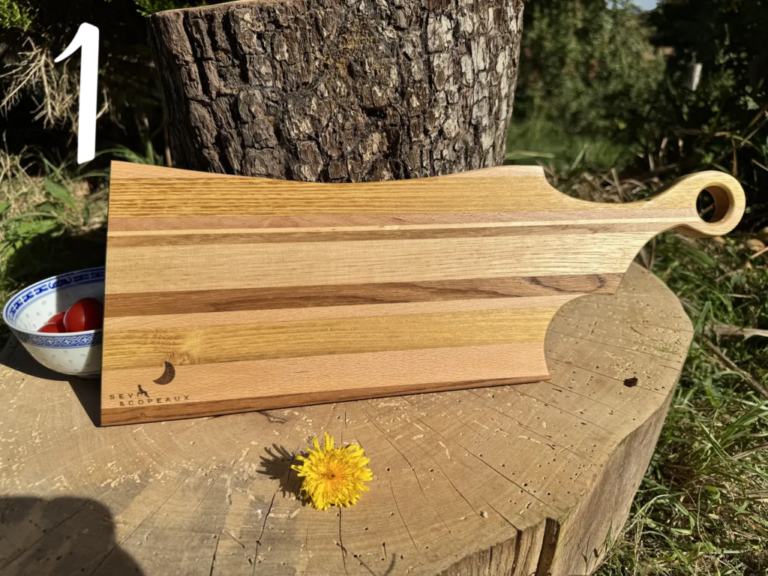 Sève et Copeaux - Planches à découper/présenter "Le Hachoir Taillandier" - toutes nos pièces uniques – 2