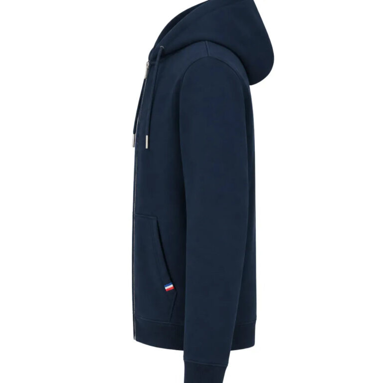 PALÂBA - Hoodie zippé homme molletonné marine – Le Week-End – XL