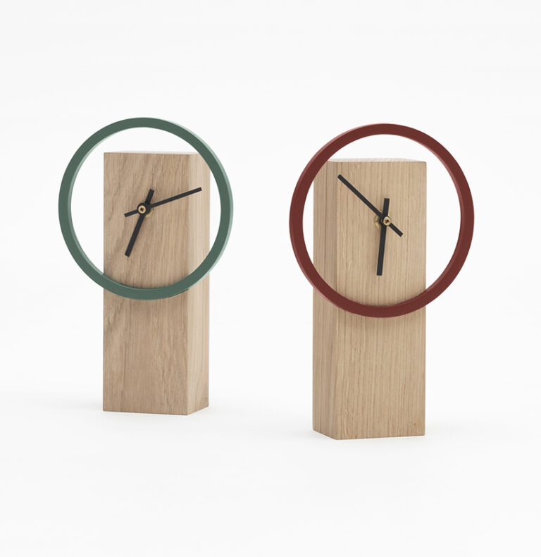 Drugeot.com - Horloge CYCLOCK – gris-lin