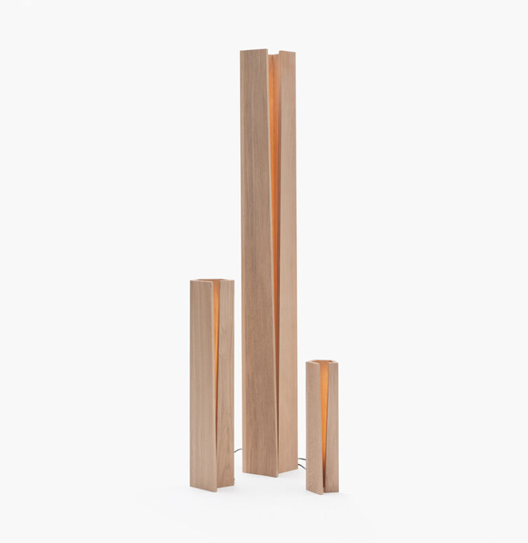 Drugeot.com - Lampe ÉLAGONE – h-140cm-x-l-20cm-x-p-20cm