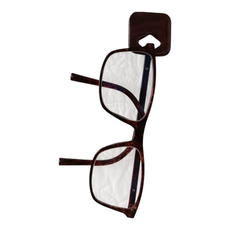 L’Atelier de Patricia - Le pin's support à lunettes - version homme – marron et noir