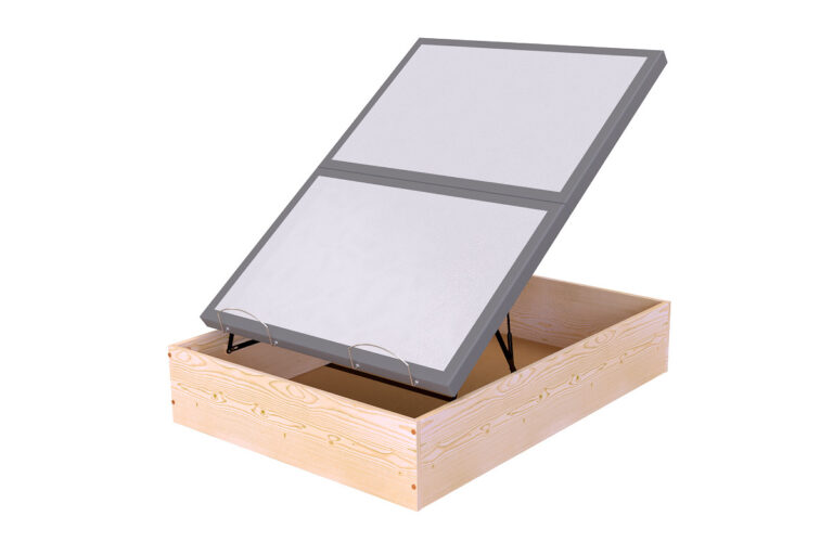 ABC MEUBLES - Lit coffre 140x190 rangement XL