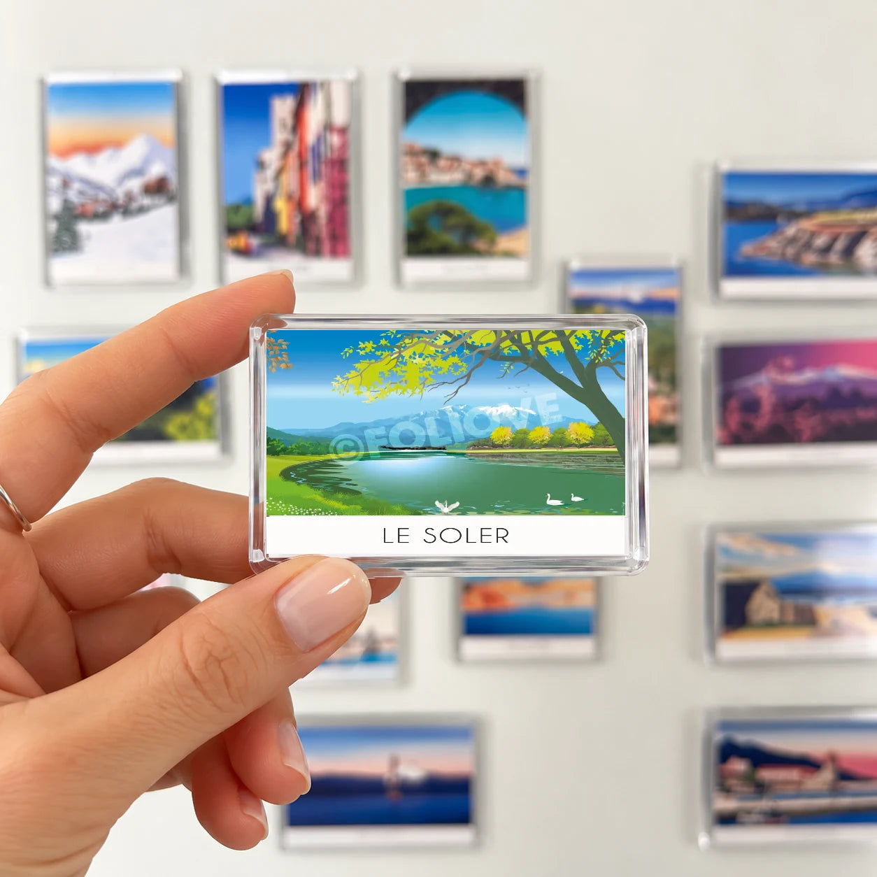 magnet le soler lac 02 en main Foliove - Magnet Le Soler Lac