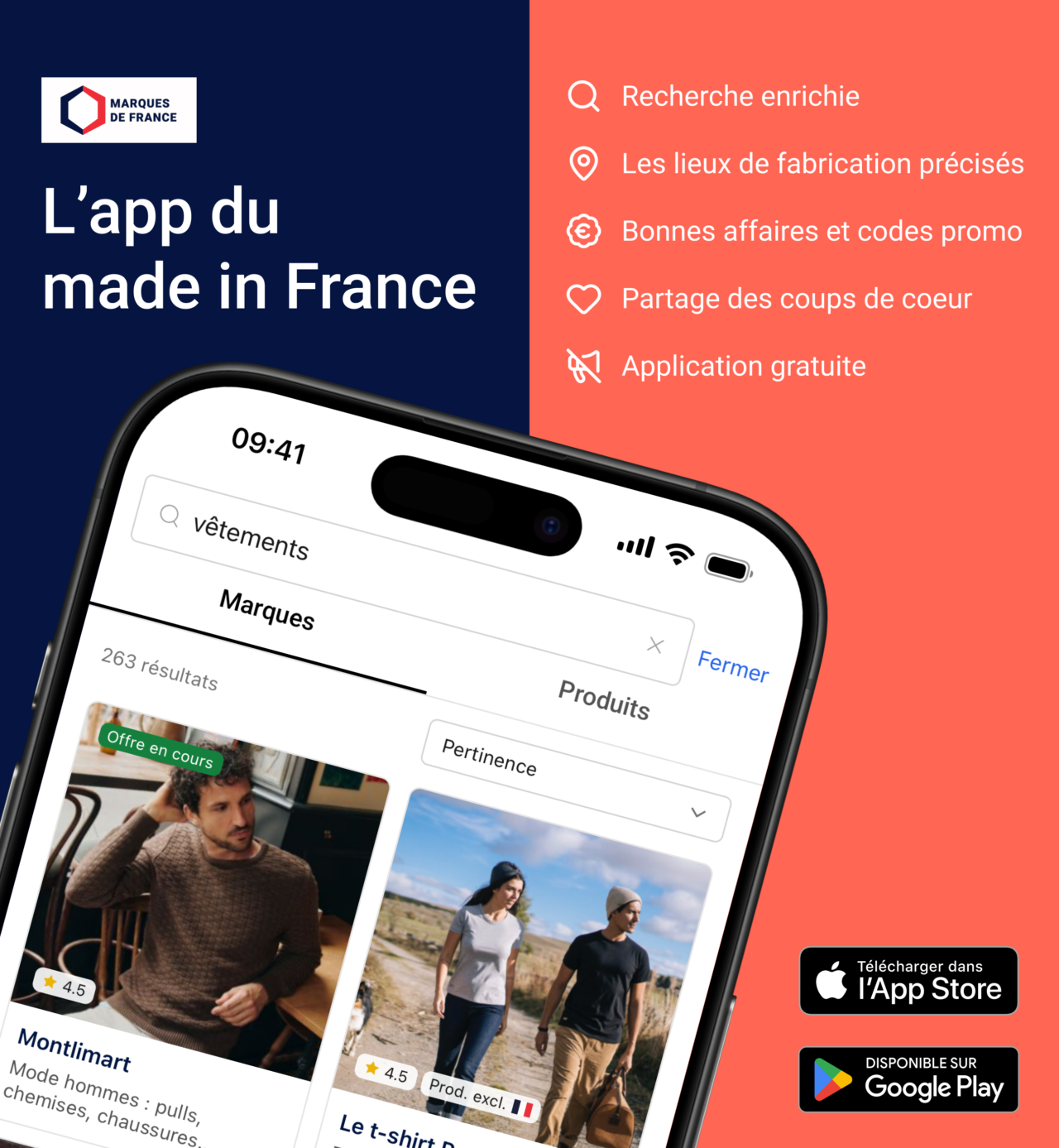 Marques de France - Application mobile