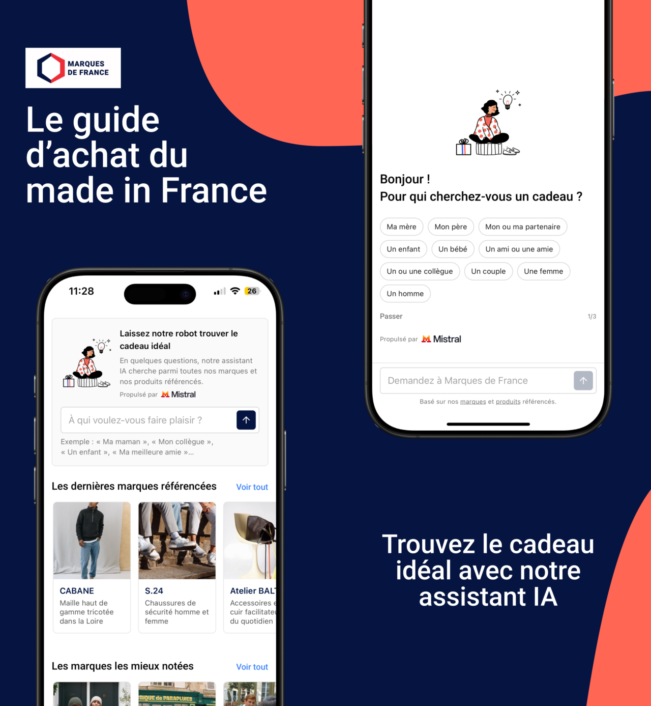 Marques de France - Assistant IA idées cadeaux