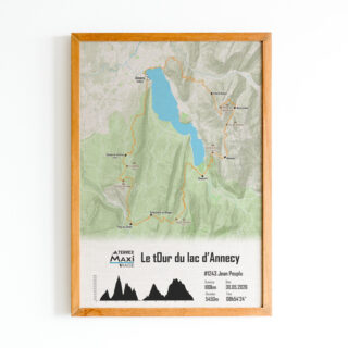Affiche MaXi Race® – Le tOur du Lac d’Annecy par la marque The Post Trace The Post Trace - Affiche MaXi Race® – Le tOur du Lac d’Annecy