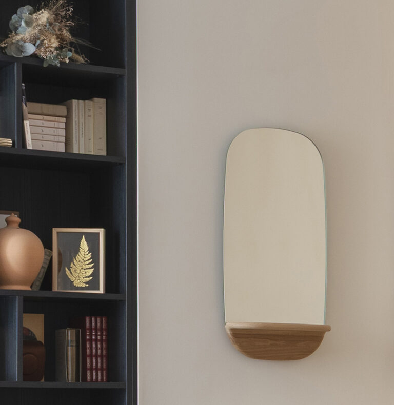 Drugeot.com - Miroir TÉHÈME Portrait – teinte-noyer-finition