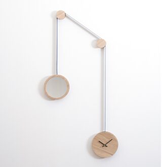 Horloge-Miroir PENDULE par la marque Drugeot Manufacture Drugeot Manufacture - Horloge-Miroir PENDULE
