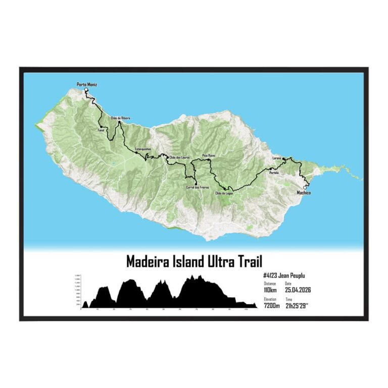 The Post Trace - Affiche MIUT® - Madeira Island Ultra Trail