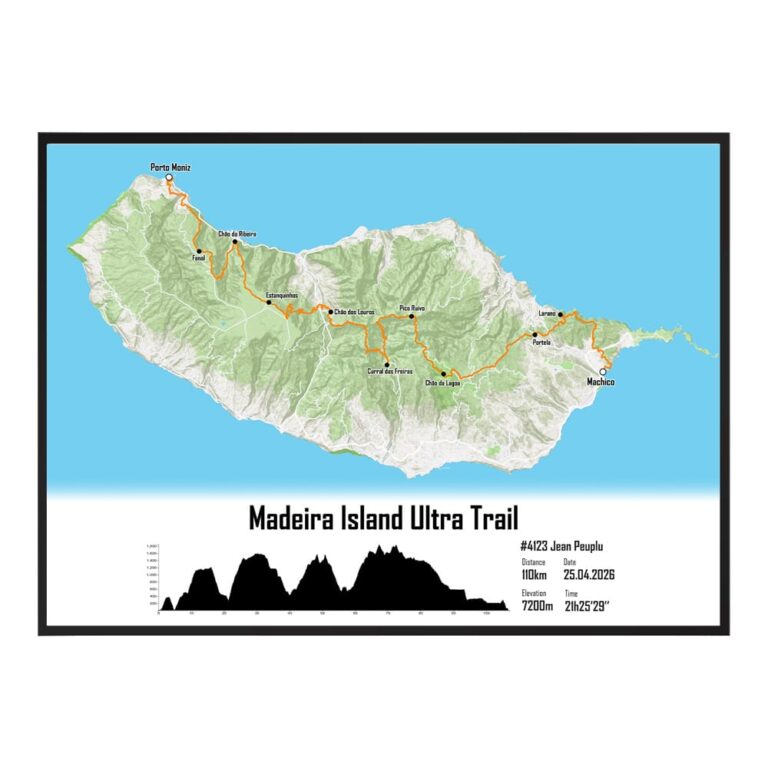 The Post Trace - Affiche MIUT® - Madeira Island Ultra Trail