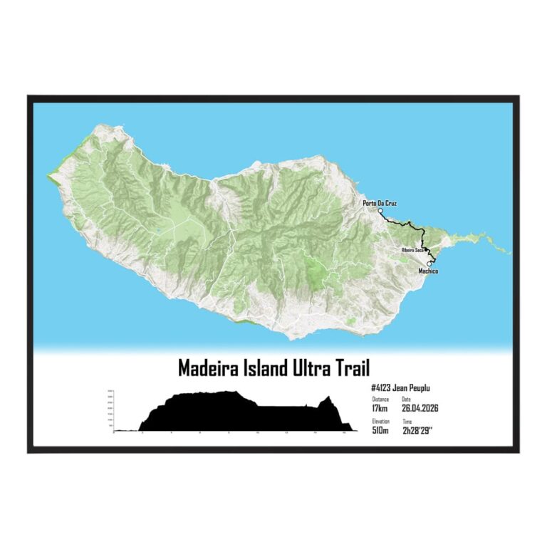The Post Trace - Affiche MIUT® - Madeira Island Ultra Trail