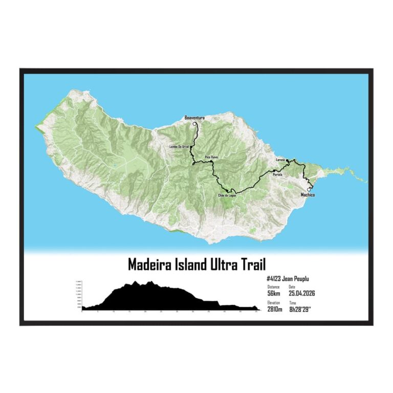 The Post Trace - Affiche MIUT® - Madeira Island Ultra Trail