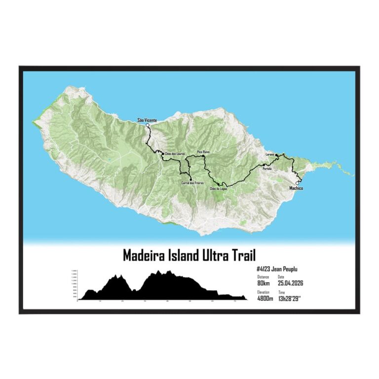 The Post Trace - Affiche MIUT® - Madeira Island Ultra Trail
