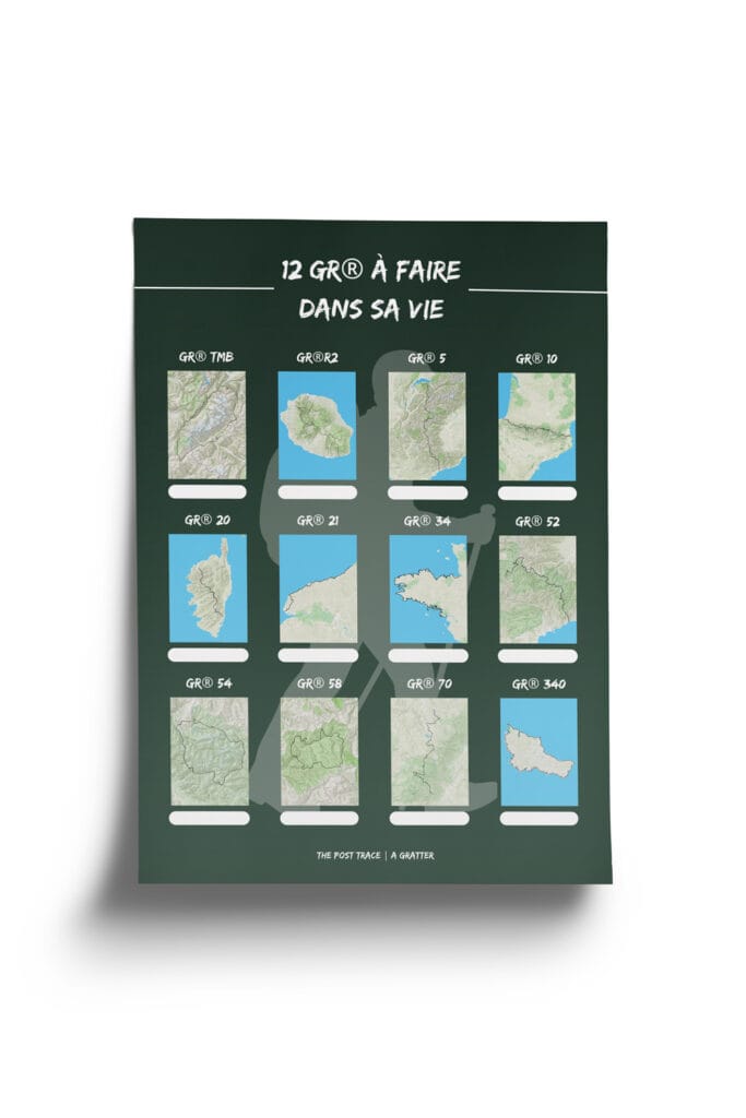 The Post Trace - Carte à Gratter 12 GR® à faire dans sa vie