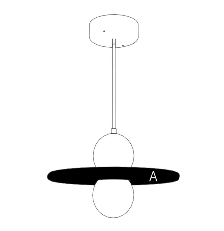 Drugeot.com - Suspension NÉBULEUSE – vert-sauge