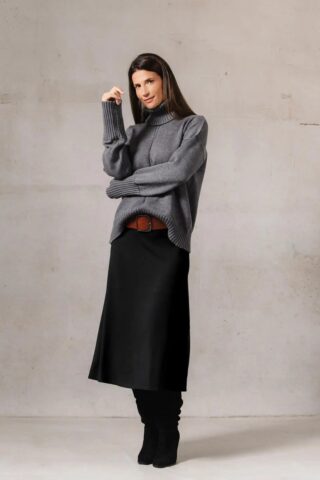 THELMA & ROSE - Jupe midi fendue Ombeline NEW