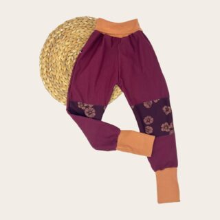 Pantalon évolutif genoux renforcés Agathe par la marque Les Mômes des Dômes Les Mômes des Dômes - Pantalon évolutif genoux renforcés Agathe