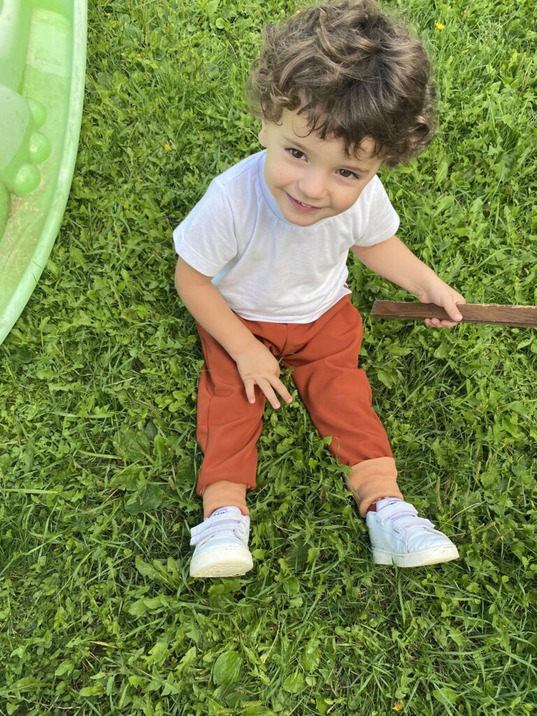 les Mômes des Dômes - Pantalon outdoor Brique – 18 mois - 4 ans