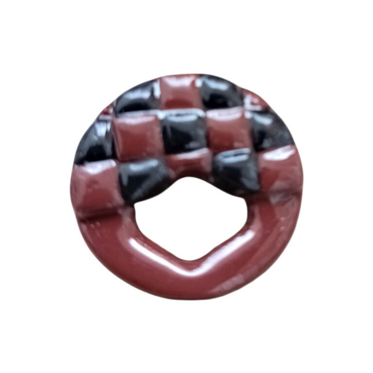 L’Atelier de Patricia - Pin's support à lunettes femme – Couleurs noir - marron