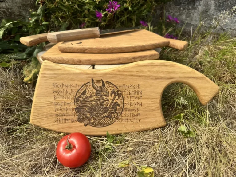 Sève et Copeaux - Planche à découper en chêne "Petit Hachoir"