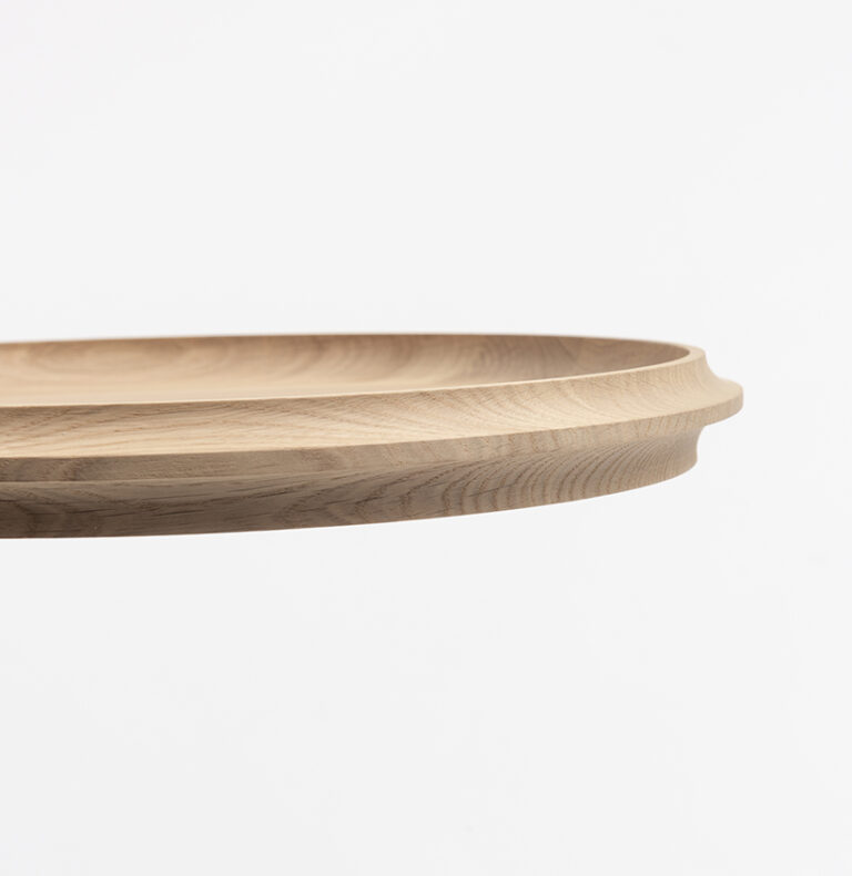 Drugeot.com - Plateau GABI Ovale – teinte-noyer-finition