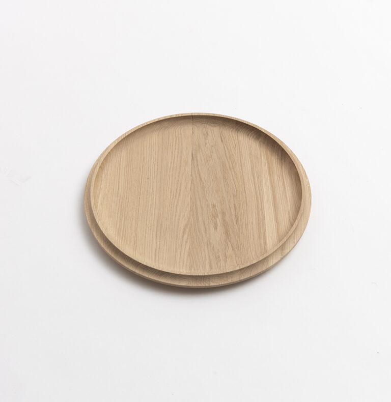 plateau gabi rond Drugeot.com - Plateau GABI Rond – teinte-noyer-finition